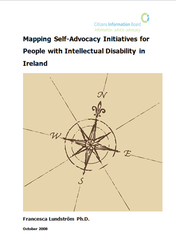 Cover of Mapping Self-Advocacy Initiatives for People with Intellectual Disability in Ireland