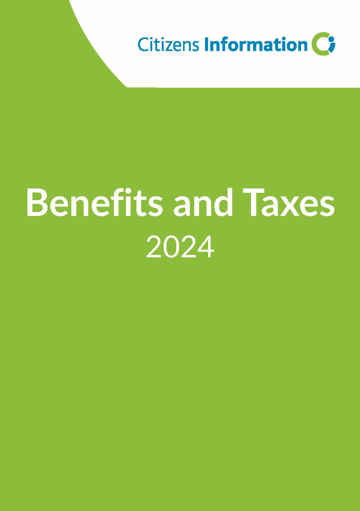 Cover of Benefits and Taxes 2024 leaflet