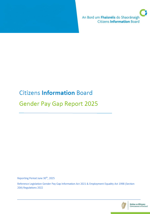 Cover of Gender Pay Gap Report 2025