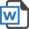 Word document icon