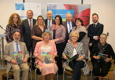Ita Mangan, Chair and Minister for Employment Affairs and Social Protection, Regina Doherty T.D and members of the Board of CIB