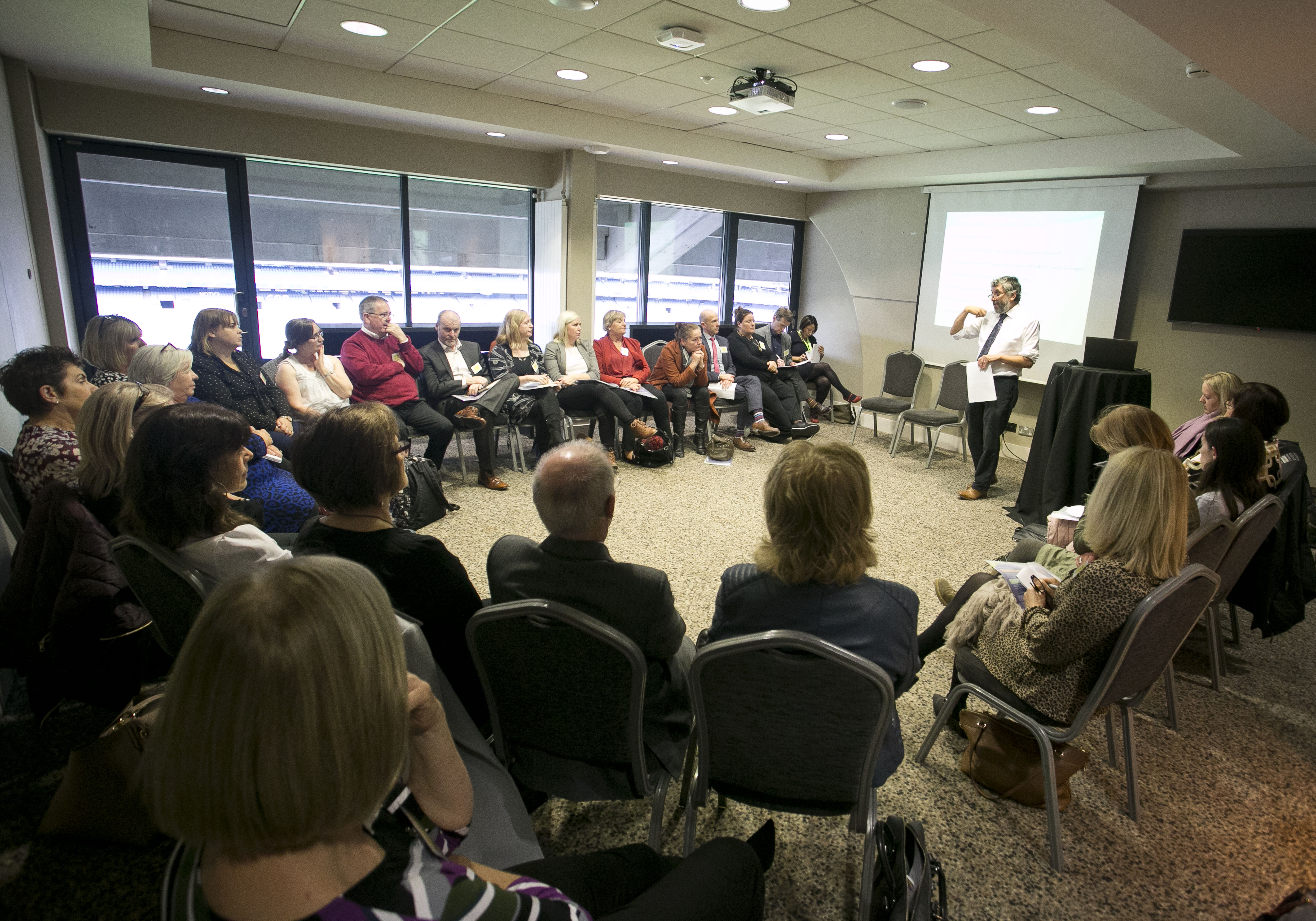 Illegal Moneylending workshop presenter Dr. Stuart Stamp, Maynooth University