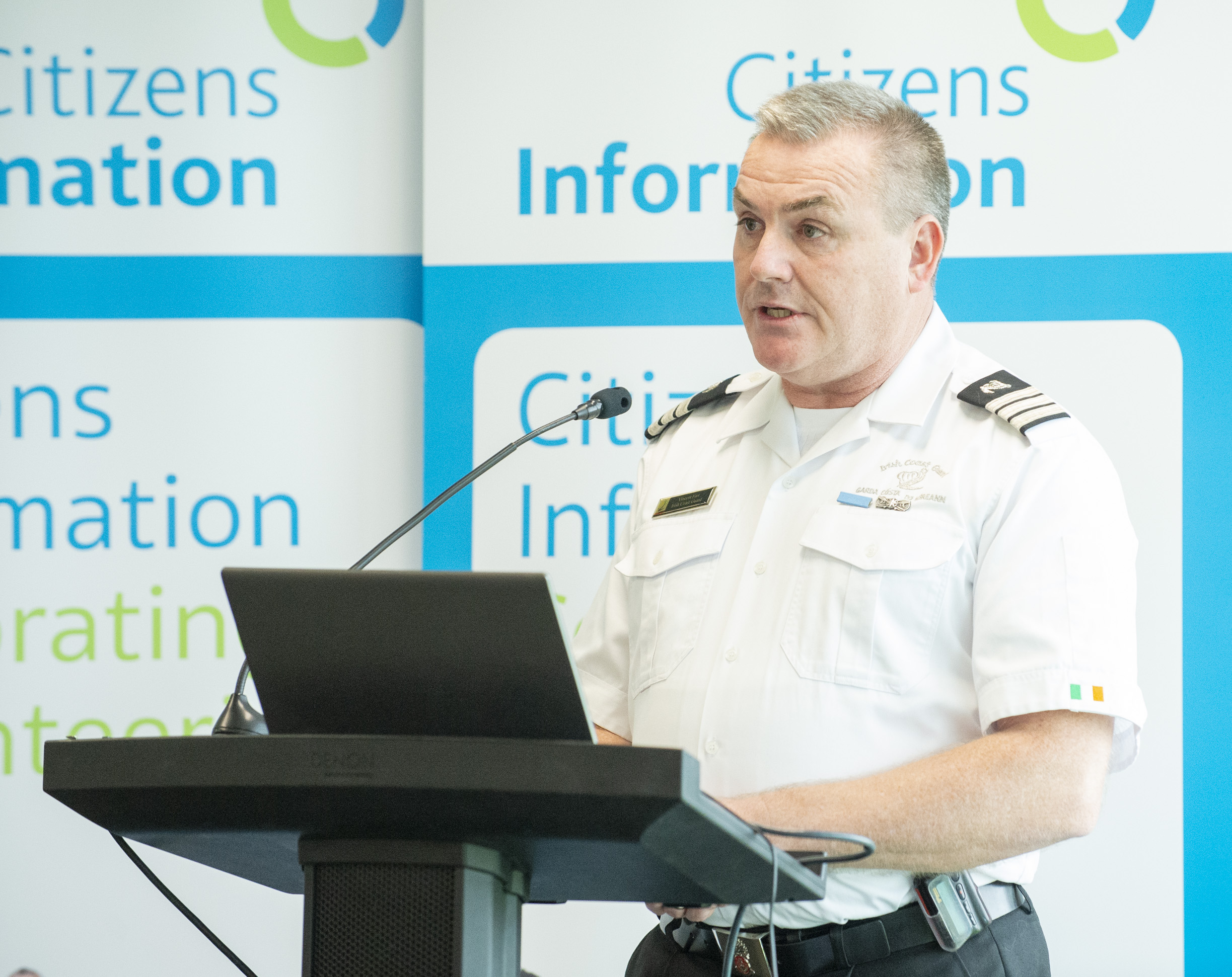 Vincent Farr, Irish Coast Guard speaking about his experience as a volunteer.