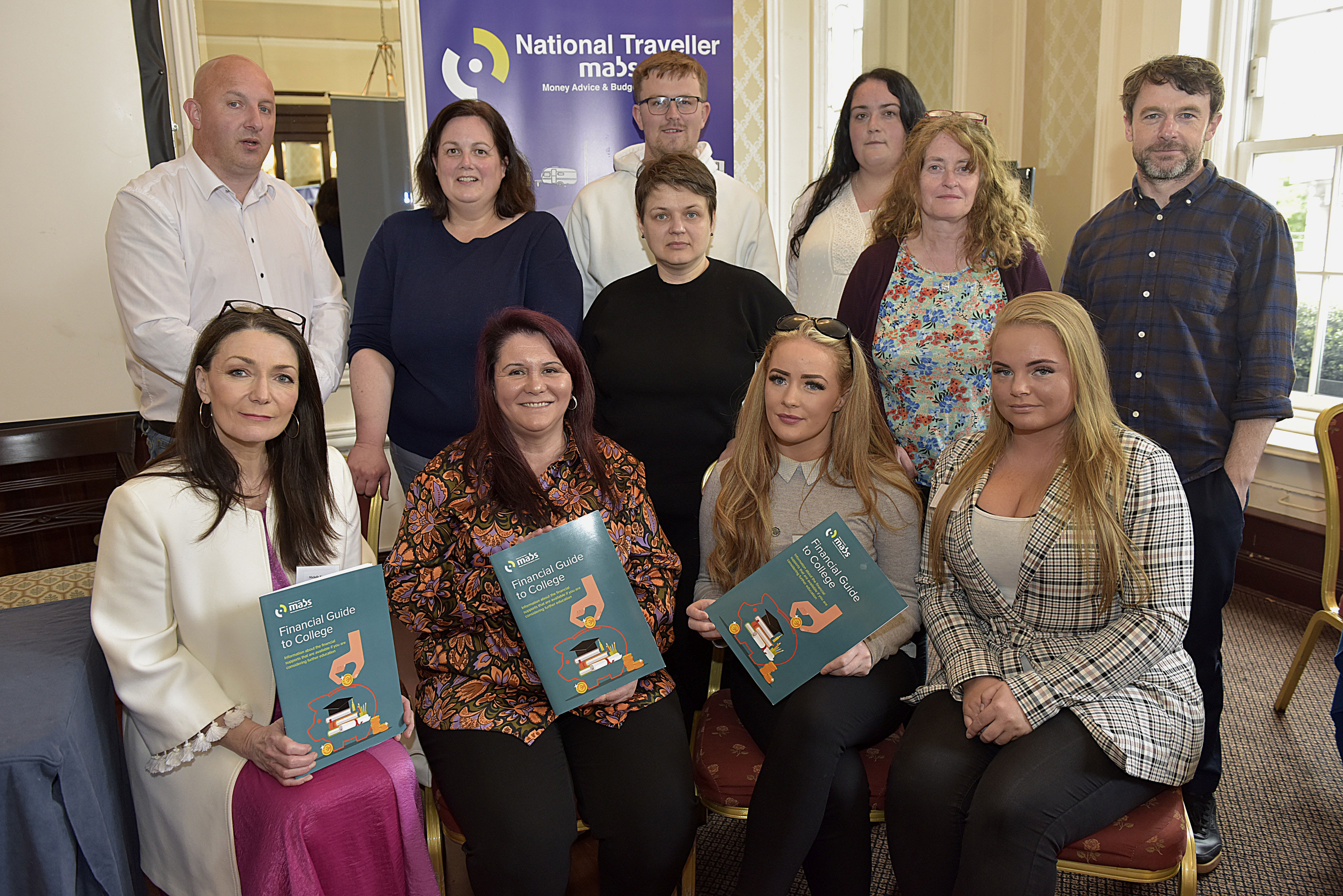 Attendees at launch of National Traveller MABS’ Financial Guide to College