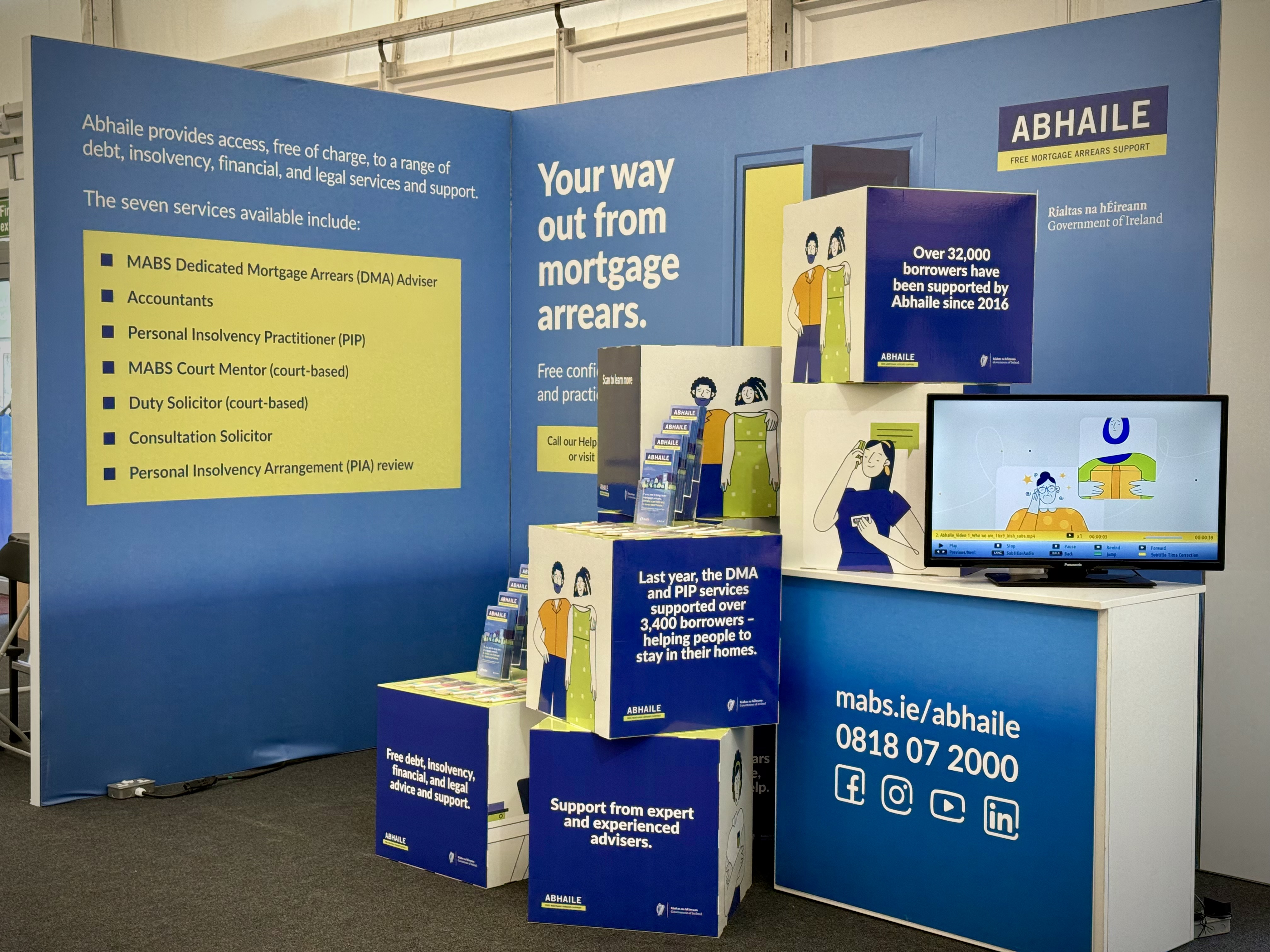 Abhaile tent at the National Ploughing Championship 2025