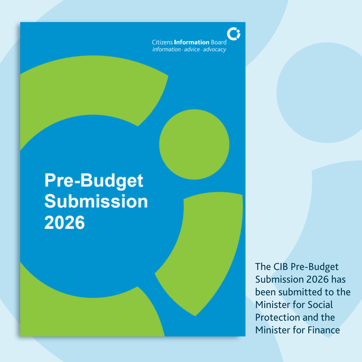 The cover of the CIB Pre-Budget Submission 2026