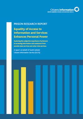 This report looks at the experience of prisoners in accessing information and assistance from outside State services and other vital services – with matters such as banking, housing, social welfare, travel and immigration.